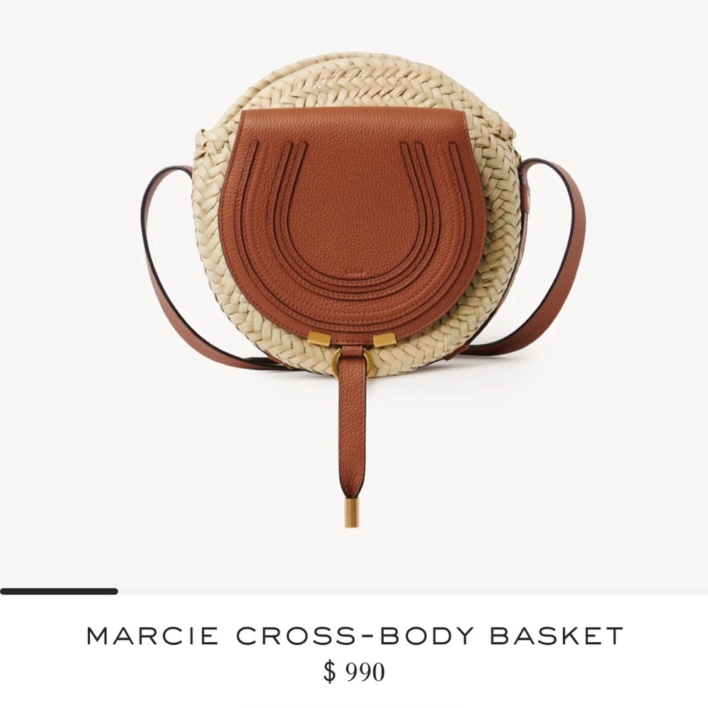 Chloe marcie cross-body basket bag, brand new.
